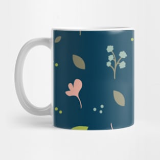 Flowerette in peacock Mug